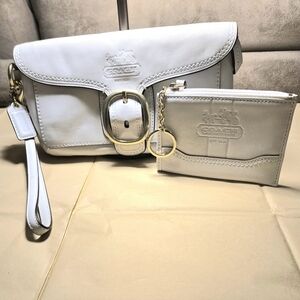 Coach Bleecker Tattersal Y2K Wristlet and Mini Skinny Card Wallet '07